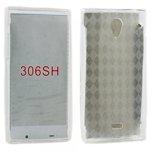 Wholesale Sharp Aquos Crystal H306 Soft TPU Gel Case (Clear)